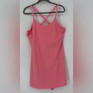 Rhoback Demi Active Dress Built In Shorts Pink Size XL